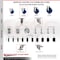 Service Caster 3.5 Inch 316SS Solid Poly Swivel 1-1/2 Inch Expanding Stem Caster Set Brake SCC SCC-SS316EX20S3514-SPUS-TLB-112-4 - alternate 2
